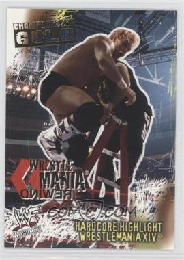 2001 Fleer WWF Wrestlemania - [Base] - Championship Gold #95 - Hardcore Highlight (Wrestlemania XIV)