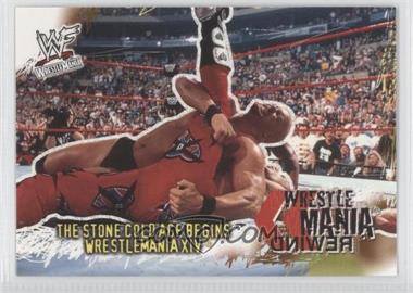 2001 Fleer WWF Wrestlemania - [Base] #97 - Wrestlemania Rewind - The Stone Cold Age Begins Wrestlemania XIV