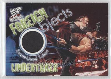 2001 Fleer WWF Wrestlemania - Foreign Objects #_UN - Undertaker