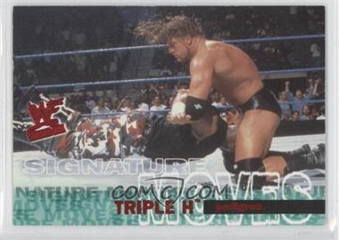 2001 Fleer WWF Wrestlemania - Signature Moves #4 SM - Triple H