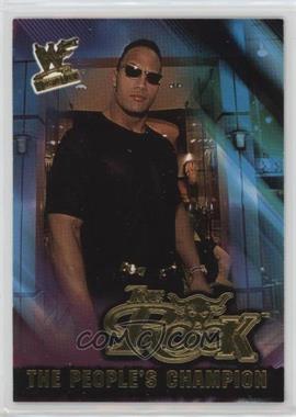 2001 Fleer WWF Wrestlemania - The Rock The People's Champion #4 PC - Blood From A Rock