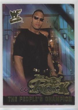2001 Fleer WWF Wrestlemania - The Rock The People's Champion #4 PC - Blood From A Rock