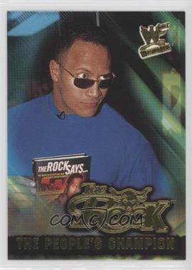 2001 Fleer WWF Wrestlemania - The Rock The People's Champion #6 PC - The Rock, The Author