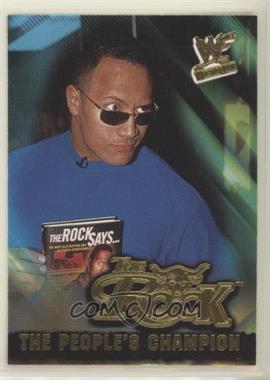 2001 Fleer WWF Wrestlemania - The Rock The People's Champion #6 PC - The Rock, The Author