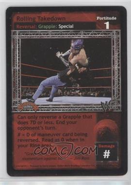 2001 WWE Raw Deal Trading Card Game - Expansion 1.1: Survivor Series #74/160 V1.1 - Rolling Takedown (1.1)
