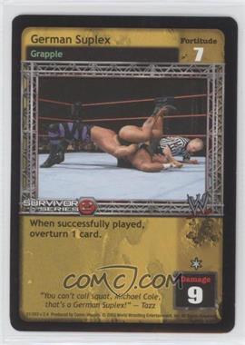 2001 WWE Raw Deal Trading Card Game - Expansion 2: Fully Loaded #31/150 v2.0 - German Suplex [EX to NM]