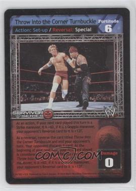 2001 WWE Raw Deal Trading Card Game - Expansion 2.4 #65/383 V2.4 - Throw Into the Corner Turnbuckle