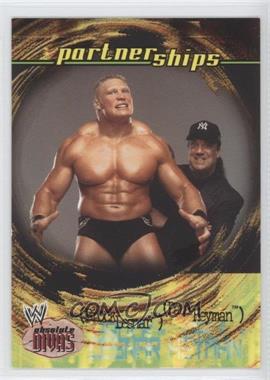 2002 Fleer WWE Absolute Divas - [Base] #49 - Partnerships - Brock Lesnar