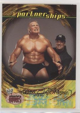 2002 Fleer WWE Absolute Divas - [Base] #49 - Partnerships - Brock Lesnar