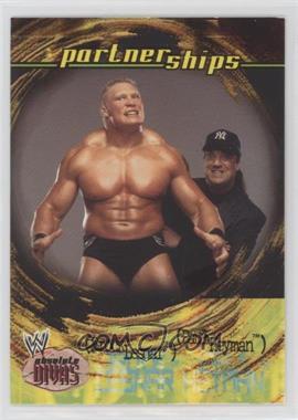 2002 Fleer WWE Absolute Divas - [Base] #49 - Partnerships - Brock Lesnar