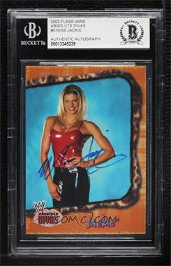 2002 Fleer WWE Absolute Divas - [Base] #5 - Jackie Gayda [BAS BGS Authentic]