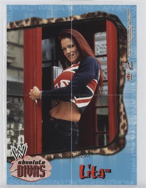 2002 Fleer WWE Absolute Divas - Mini Posters #_LITA.2 - Lita (Posed by a Door)