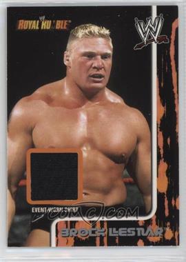 2002 Fleer WWE Royal Rumble - Event-Worn #_BRLE - Brock Lesnar