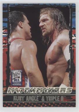 2002 Fleer WWF All Access - MatchMakers #8 MM - Kurt Angle & Triple H