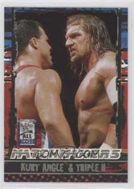 2002 Fleer WWF All Access - MatchMakers #8 MM - Kurt Angle & Triple H