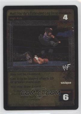 2002 WWE Raw Deal Trading Card Game - Expansion 3: Backlash #122 V3.0 - Matt Hardy's Patented Leg Drop
