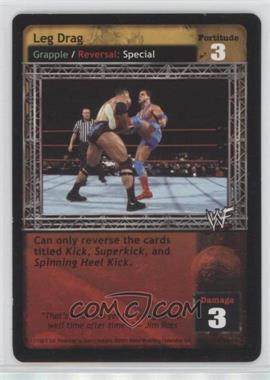 2002 WWE Raw Deal Trading Card Game - Expansion 3: Backlash #17 v3.0 - Leg Drag