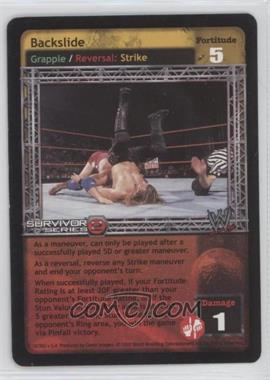 2002 WWE Raw Deal Trading Card Game - Expansion 5: Mania #16/150 V5.0 - Backslide
