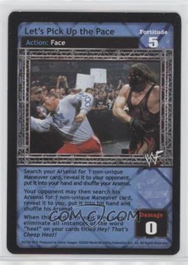 2002 WWE Raw Deal Trading Card Game - Expansion 6: Summerslam #34/150 V6.0 - Let's Pick Up the Pace