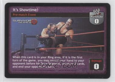 2002 WWE Raw Deal Trading Card Game - Expansion 6.4 #47/383 V6.4 - It's Showtime!