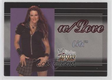 2003 Fleer WWE Divine Divas - w/Love #1 WL - Lita