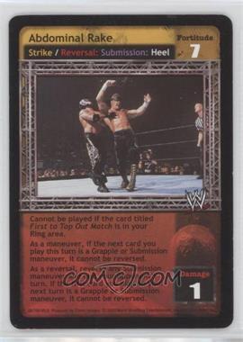 2003 WWE Raw Deal Trading Card Game - Expansion 8: Velocity #08/150 V 8.0 - Abdominal Rake [EX to NM]