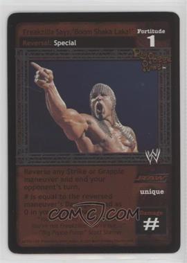2003 WWE Raw Deal Trading Card Game - Expansion 9 #80/150 v 9.0 - Freakzilla Says, ‘Boom Shaka Laka!’ (Foil)
