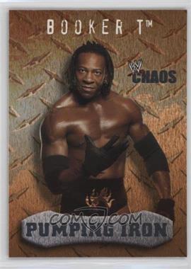 2004 Fleer WWE Chaos - [Base] - Gold #93 - Pumping Iron - Booker T