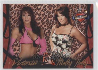 2004 Fleer WWE Divine Divas 2005 - [Base] #55 - Cat Fights (Victoria, Molly Holly)