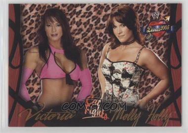 2004 Fleer WWE Divine Divas 2005 - [Base] #55 - Cat Fights (Victoria, Molly Holly)