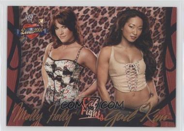 2004 Fleer WWE Divine Divas 2005 - [Base] #58 - Cat Fights (Molly Holly, Gail Kim)