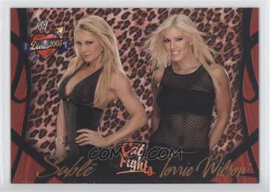 2004 Fleer WWE Divine Divas 2005 - [Base] #64 - Cat Fights (Sable, Torrie Wilson)