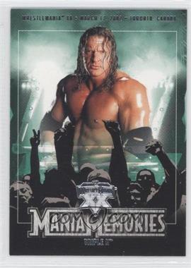 2004 Fleer WWE Wrestlemania XX - [Base] #83 - Mania Memories - Triple H