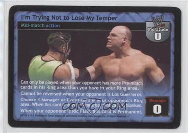 2004 WWE Raw Deal Trading Card Game - Expansion 11: Divas Overload #81/172 V11 - I'm Trying Not to Lose My Temper