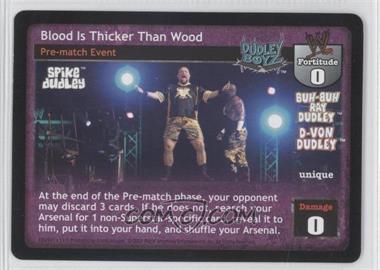 2004 WWE Raw Deal Trading Card Game - Expansion 13: Vengeance #156/181 V13 - Blood is Thicker than Wood