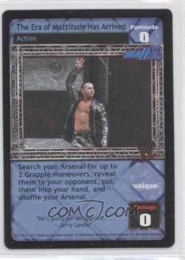 2004 WWE Raw Deal Trading Card Game - Expansion 13: Vengeance #157/181 V13 - The Era of Mattitude Has Arrived