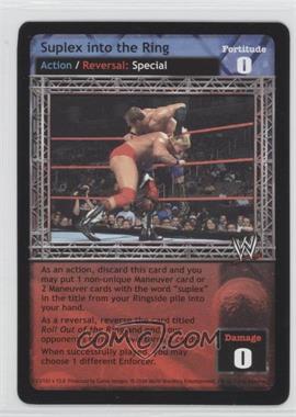 2004 WWE Raw Deal Trading Card Game - Expansion 13: Vengeance #43/181 V13 - Suplex into the Ring