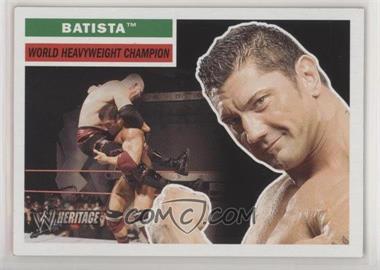 2005 Topps Heritage WWE - [Base] #2 - Batista