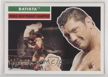 2005 Topps Heritage WWE - [Base] #2 - Batista