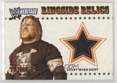 2005 Topps Heritage WWE - Ringside Relics #_TRH - Triple H