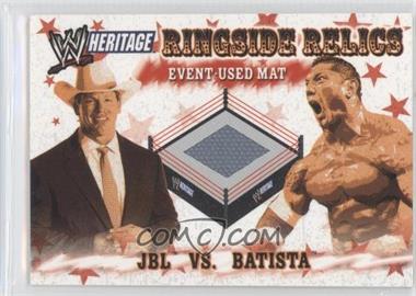 2005 Topps Heritage WWE - Ringside Relics #JBBA - JBL, Batista