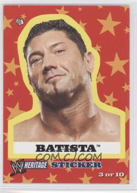 2005 Topps Heritage WWE - Stickers #3 - Batista