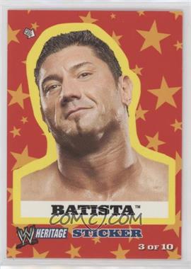 2005 Topps Heritage WWE - Stickers #3 - Batista