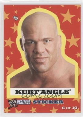 2005 Topps Heritage WWE - Stickers #6 - Kurt Angle