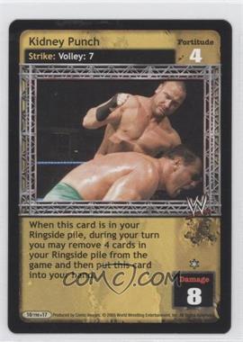 2005 WWE Raw Deal Trading Card Game - Expansion 17: Unforgiven #10/198 V17 - Kidney Punch