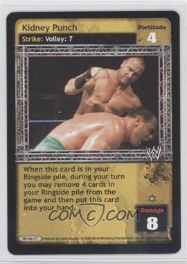 2005 WWE Raw Deal Trading Card Game - Expansion 17: Unforgiven #10/198 V17 - Kidney Punch