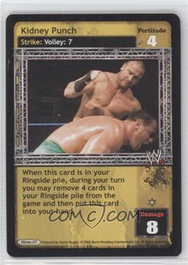 2005 WWE Raw Deal Trading Card Game - Expansion 17: Unforgiven #10/198 V17 - Kidney Punch