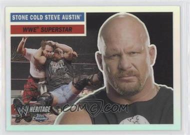 2006 Topps Chrome WWE Heritage - [Base] - Refractor #11 - Stone Cold Steve Austin