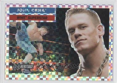 2006 Topps Chrome WWE Heritage - [Base] - X-Fractor #1 - John Cena