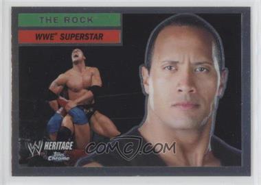 2006 Topps Chrome WWE Heritage - [Base] #10 - The Rock